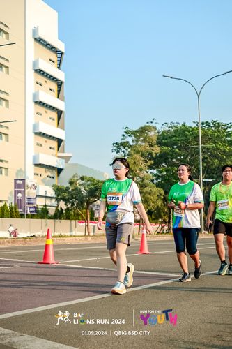 Race photo from BAF LIONS RUN 2024