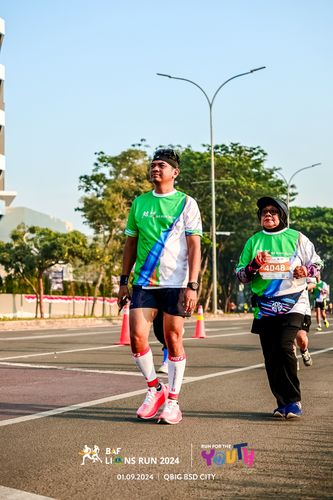 Race photo from BAF LIONS RUN 2024