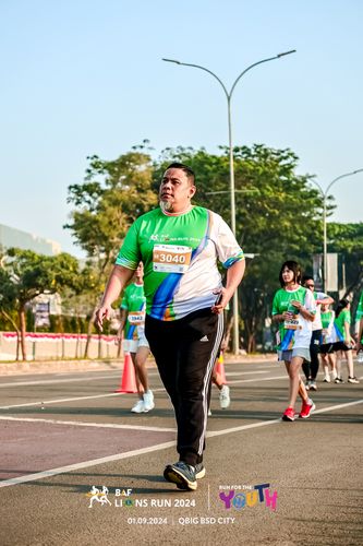 Race photo from BAF LIONS RUN 2024
