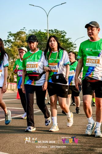 Race photo from BAF LIONS RUN 2024