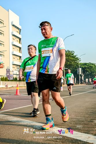 Race photo from BAF LIONS RUN 2024