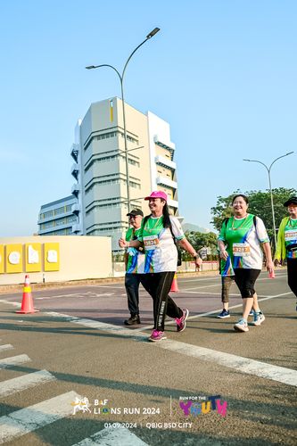 Race photo from BAF LIONS RUN 2024