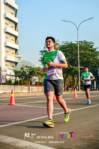 Race photo from BAF LIONS RUN 2024