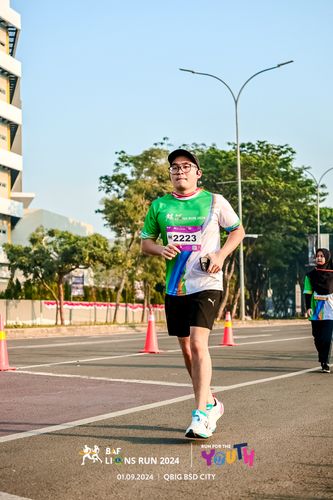 Race photo from BAF LIONS RUN 2024