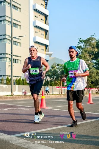 Race photo from BAF LIONS RUN 2024