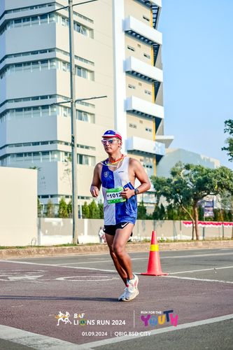 Race photo from BAF LIONS RUN 2024