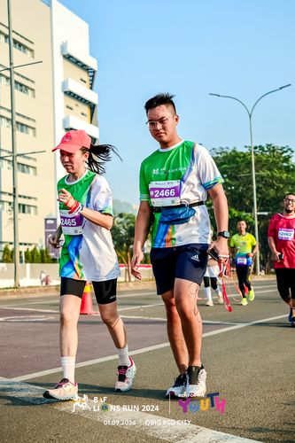 Race photo from BAF LIONS RUN 2024