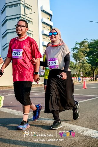 Race photo from BAF LIONS RUN 2024