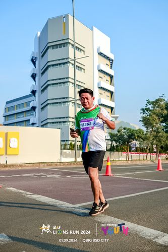 Race photo from BAF LIONS RUN 2024