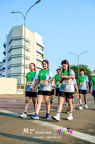 Race photo from BAF LIONS RUN 2024