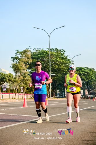 Race photo from BAF LIONS RUN 2024