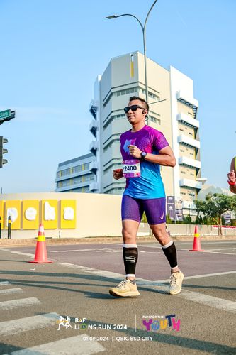 Race photo from BAF LIONS RUN 2024