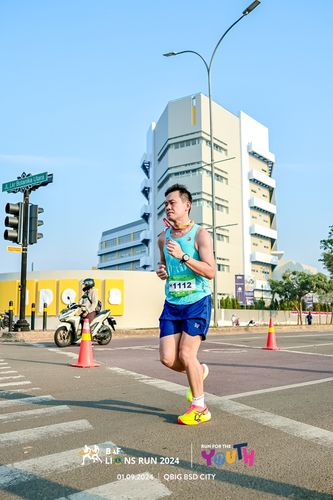 Race photo from BAF LIONS RUN 2024