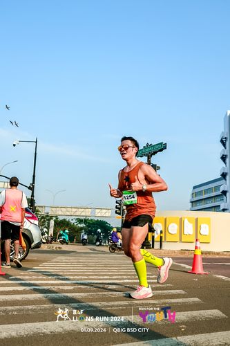 Race photo from BAF LIONS RUN 2024