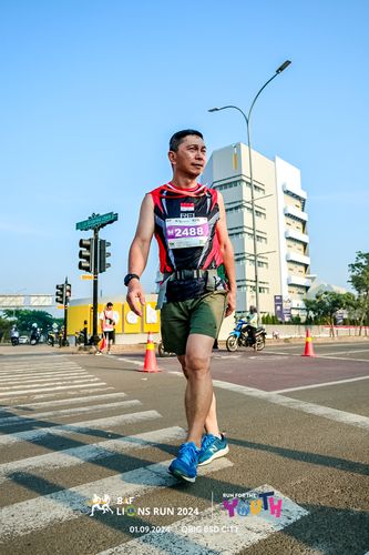 Race photo from BAF LIONS RUN 2024