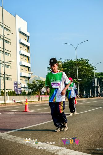 Race photo from BAF LIONS RUN 2024