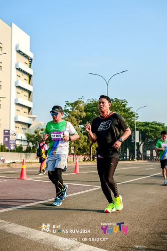Race photo from BAF LIONS RUN 2024