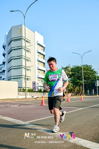 Race photo from BAF LIONS RUN 2024