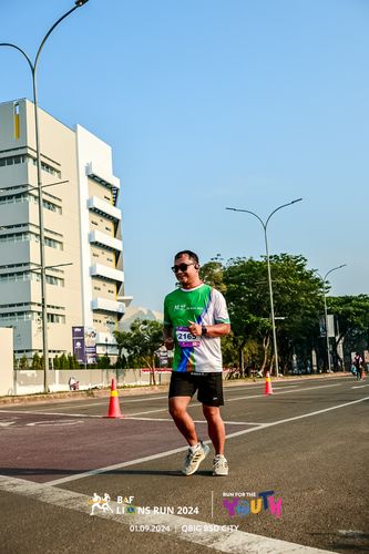 Race photo from BAF LIONS RUN 2024