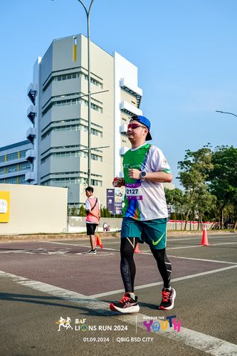 Race photo from BAF LIONS RUN 2024