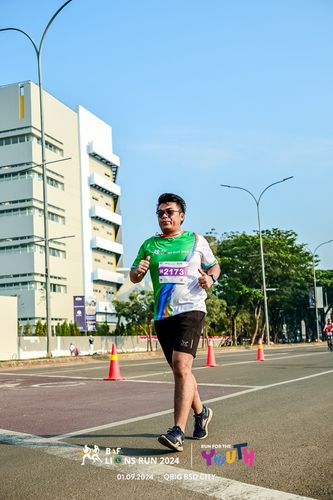 Race photo from BAF LIONS RUN 2024