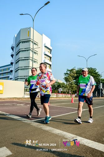 Race photo from BAF LIONS RUN 2024