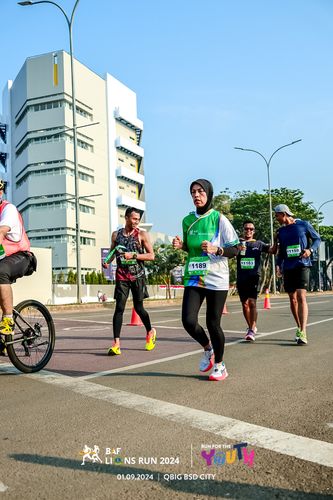Race photo from BAF LIONS RUN 2024