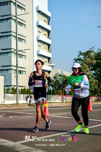 Race photo from BAF LIONS RUN 2024