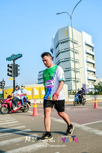 Race photo from BAF LIONS RUN 2024