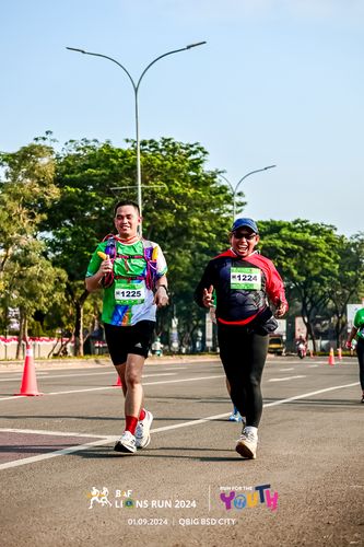 Race photo from BAF LIONS RUN 2024