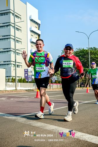 Race photo from BAF LIONS RUN 2024