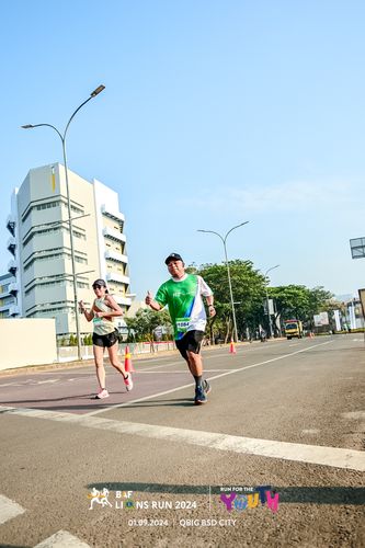 Race photo from BAF LIONS RUN 2024