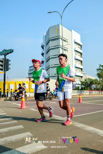 Race photo from BAF LIONS RUN 2024