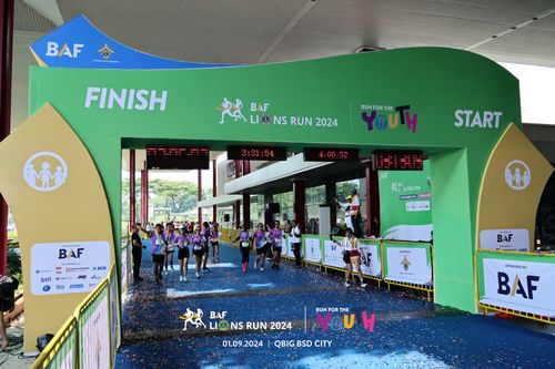 Race photo from BAF LIONS RUN 2024