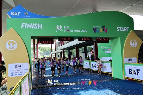 Race photo from BAF LIONS RUN 2024
