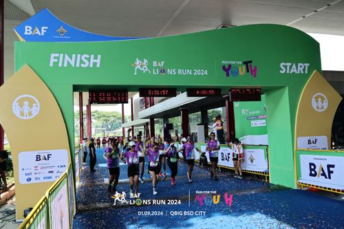 Race photo from BAF LIONS RUN 2024