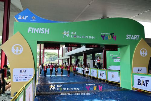 Race photo from BAF LIONS RUN 2024
