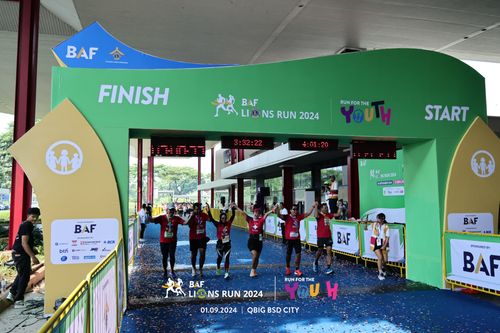 Race photo from BAF LIONS RUN 2024