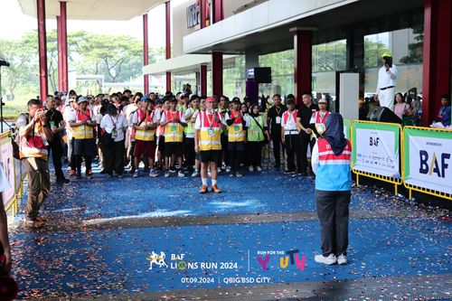 Race photo from BAF LIONS RUN 2024