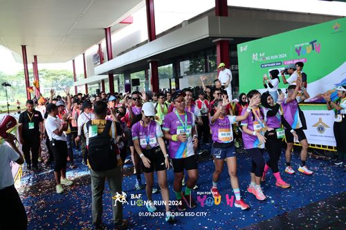 Race photo from BAF LIONS RUN 2024