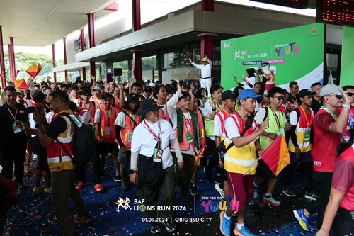 Race photo from BAF LIONS RUN 2024