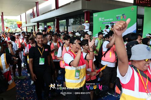 Race photo from BAF LIONS RUN 2024