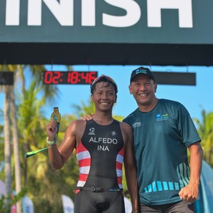 Race photo from Belitung Multisport Festival