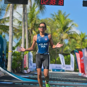 Race photo from Belitung Multisport Festival