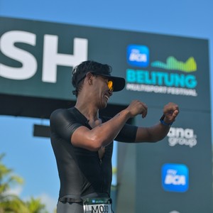 Race photo from Belitung Multisport Festival