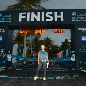 Race photo from Belitung Multisport Festival