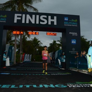 Race photo from Belitung Multisport Festival
