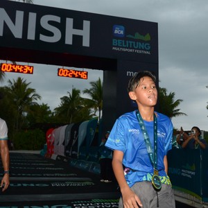 Race photo from Belitung Multisport Festival