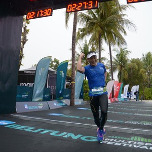 Race photo from Belitung Multisport Festival