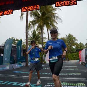 Race photo from Belitung Multisport Festival